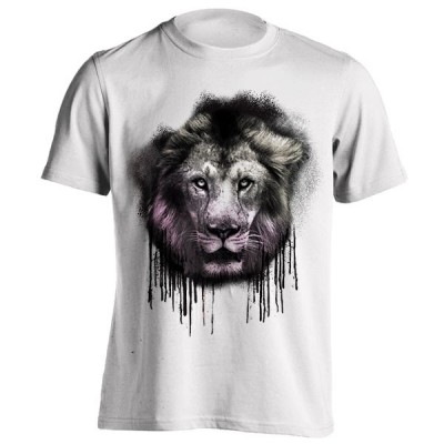 تی‌شرت طرح Lion Splatter