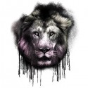 تی‌شرت طرح Lion Splatter
