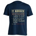 تی‌شرت IT Manager Funny Dictionary Term