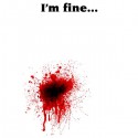 تی‌شرت آستین بلند رگلان طرح I'm fine