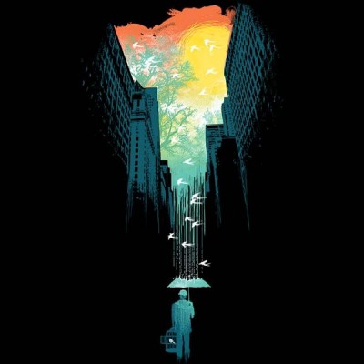 تی‌شرت آستین بلند طرح I Want My Blue Sky