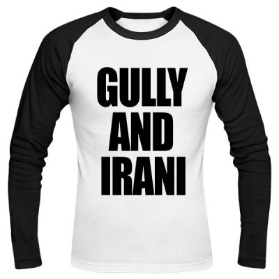 تی‌شرت آستین بلند رگلان طرح GULLY AND IRANI