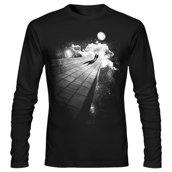 تی‌شرت آستین بلند طرح A Place Where No One Can Hear Us