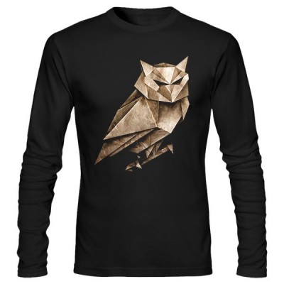 تی‌شرت آستین بلند طرح Owligami