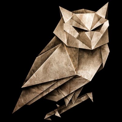 تی‌شرت آستین بلند طرح Owligami