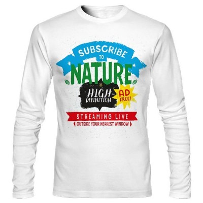 تی‌شرت آستین بلند طرح Nature Live