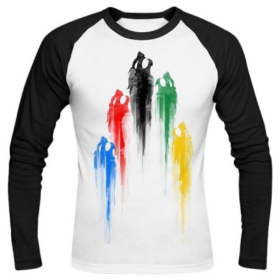 تی‌شرت آستین بلند رگلان طرح FROM DAYS OF LONG AGO