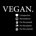 تی‌شرت طرح Vegan