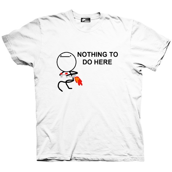 تیشرت ترول طرح Nothing to do here