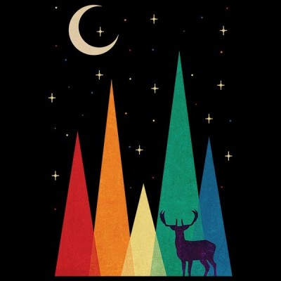 تی‌شرت Grunge Reindeer and The Nature