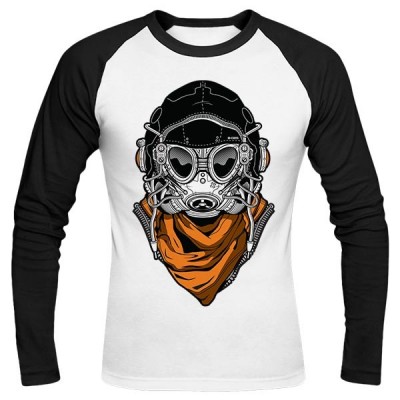 تی‌شرت آستین بلند رگلان طرح The Robot Boy