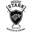 تی‌شرت آستین بلند رگلان طرح Game Of Thrones House Stark