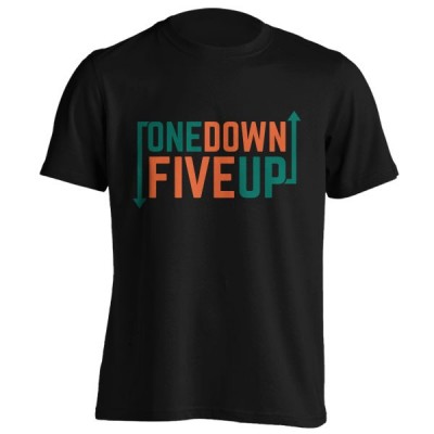 تی‌شرت طرح One Down Five Up Gear Shifter