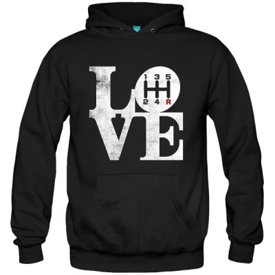 سویشرت هودی طرح Manual Transmission Lover