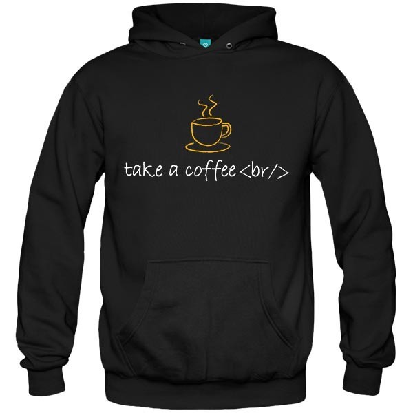 سویشرت هودی طرح TAKE A COFFEE BREAK