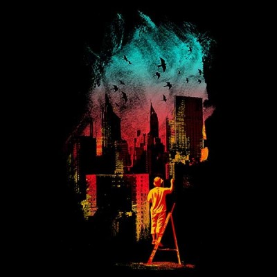 تی‌شرت طرح Paint the Reality