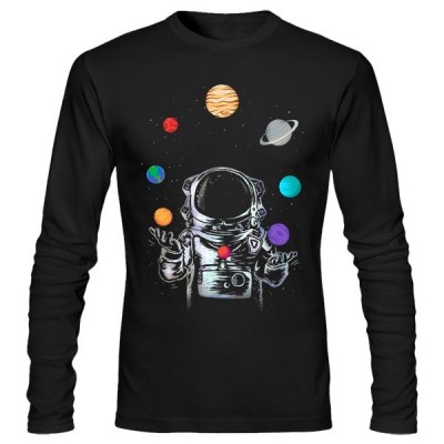تی‌شرت آستین بلند طرح Space Circus