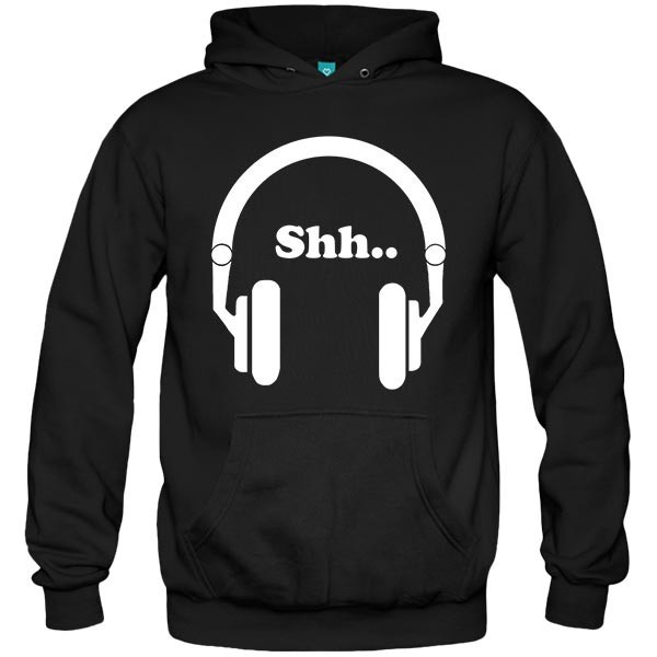 سویشرت هودی طرح Headphones and music