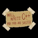 تی‌شرت ++WILL WRITE C