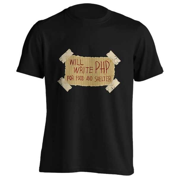 تی‌شرت WILL WRITE PHP