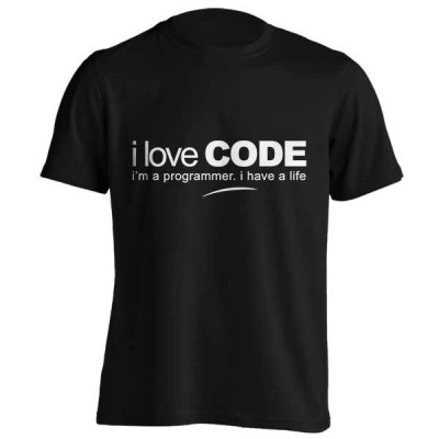 تی‌شرت i love code