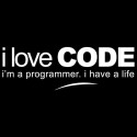 تی‌شرت i love code