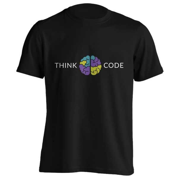 تی‌شرت THINK CODE
