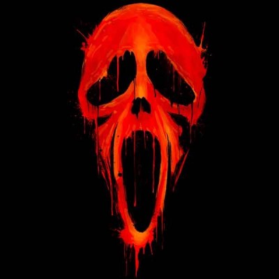 تیشرت طرح Bloody Scream