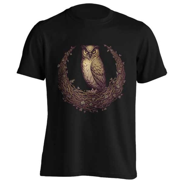 تیشرت طرح Owl Moon