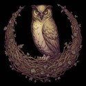 تیشرت طرح Owl Moon
