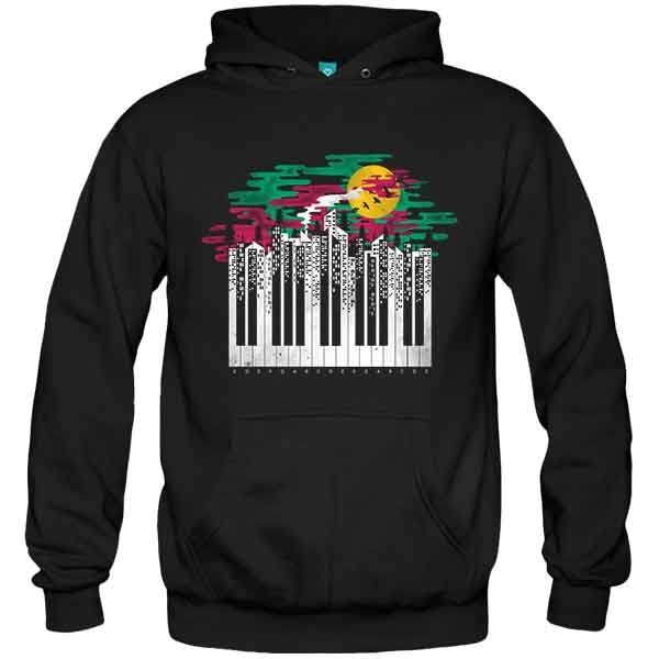 سویشرت هودی طرح Piano city