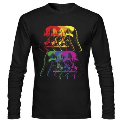 تیشرت آستین بلند طرح Vader in Color