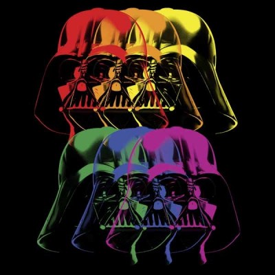 تیشرت آستین بلند طرح Vader in Color