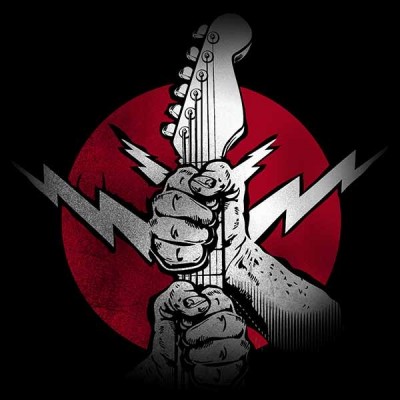 تیشرت آستین بلند طرح Guitar Power