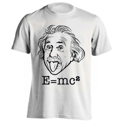 تیشرت طرح E equals MC2 Genius