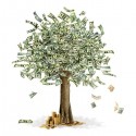 تیشرت طرح Money grows on trees