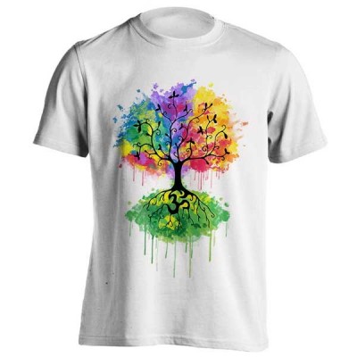 تیشرت طرح Ohm Tree