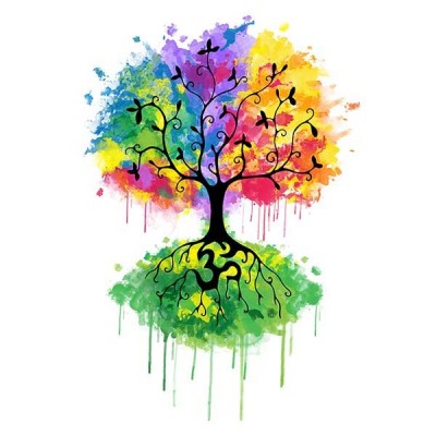 تیشرت طرح Ohm Tree