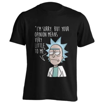 تیشرت طرح Rick opinion