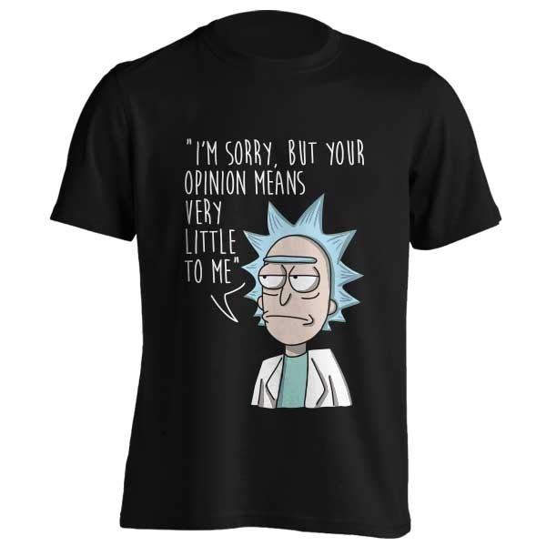 تیشرت طرح Rick opinion