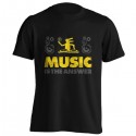 تیشرت طرح Music