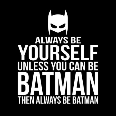 تیشرت طرح Always Be Batman