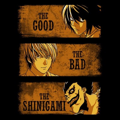 تیشرت طرح The Good, the Bad and the Shinigami