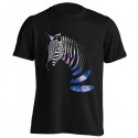 تیشرت طرح Zebra feather