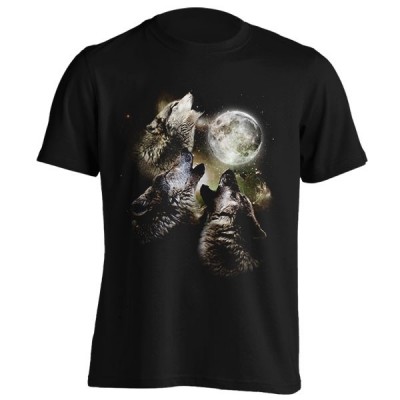 تیشرت طرح Three Wolf Moon