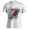 تیشرت طرح Rose Skeleton