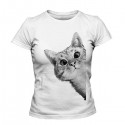تیشرت دخترانه طرح Sneaky cat
