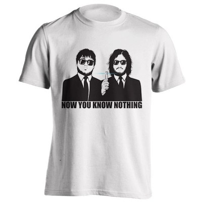 تیشرت طرح NOW YOU KNOW NOTHING