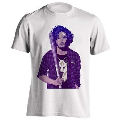 تیشرت طرح Jon Snow 80's Art