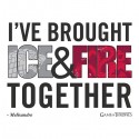 تیشرت طرح I've Brought Ice and Fire Together
